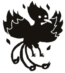 木傑文庫のマーク（鳳凰）